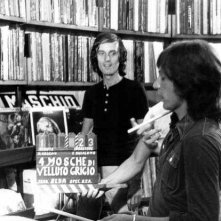 Dario Argento E Michael Brandon Sul Set Di 4 Mosche Di Velluto Grigio 50