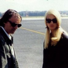 Dario Argento ed Asia Argento sul set di La sindrome di Stendhal