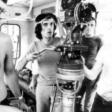 Dario Argento sul set di 4 mosche di velluto grigio