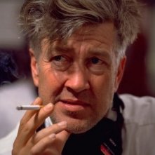 Il regista David Lynch sul set di Mulholland Drive