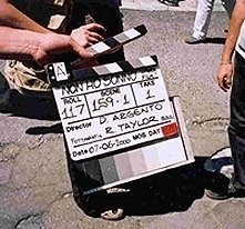 sul set di Non ho sonno