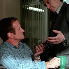 Al Pacino e Robin Williams in una scena di Insomnia