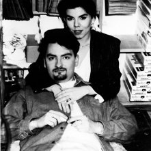 Brian O'Halloran e Marilyn Ghigliotti sul set di Clerks di Kevin Smith