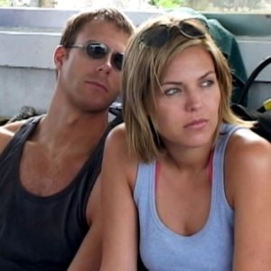 Daniel Travis e Blanchard Ryan in una scena del thriller Open Water