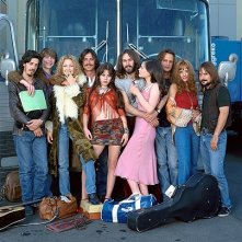 Foto di gruppo per gli interpreti del film Quasi famosi