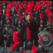 L'erore senza nome interpretato da Jet Li in una scena del film Hero