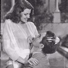 Rita Hayworth e Tyrone Power in una scena di Sangue e arena