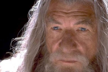 Ian McKellen, candidato all'Oscar per la sua interpretazione di Gandalf il Grigio