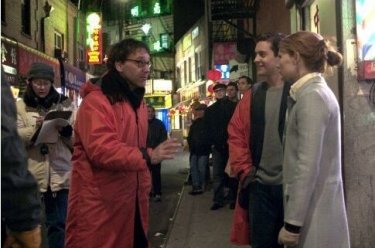 Sam Raimi dirige Kirsten Dunst e Tobey Maguire in Spider-Man