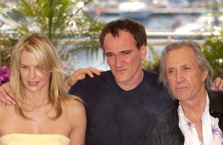 Daryl Hannah Quentin Tarantino E David Carradine Al Photocall Di Cannes 2004 347