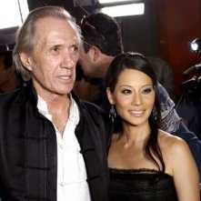 David Carradine e Lucy Liu alla prima di Kill Bill Vol. 1 a Los Angeles