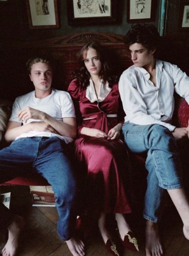 Eva Green, Michael Pitt e Louis Garrel in una foto promozionale per The Dremers