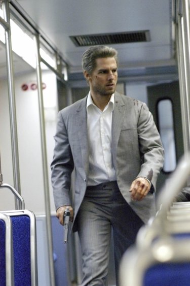 Tom Cruise in una sequenza di Collateral