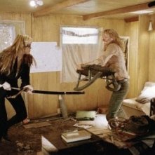Uma THurman e Daryl Hannah in una scena del film Kill Bill: Volume 2