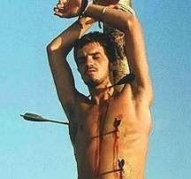 Leonardo Treviglio in una scena di Sebastiane