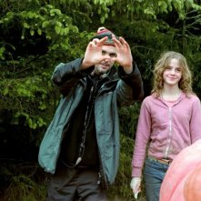 Cuarón sul set con Emma Watson