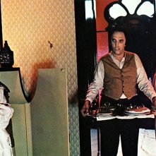 Jessica Harper,  Giuseppe Transocchi e Stefania Casini in una scena di Suspiria