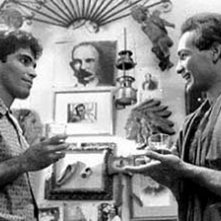 Jorge Perugorria e Vladimir Cruz in una scena di Fragola e cioccolato