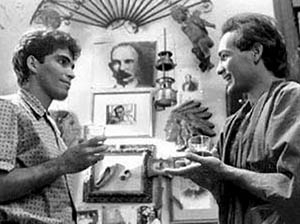 Jorge Perugorria e Vladimir Cruz in una scena di Fragola e cioccolato