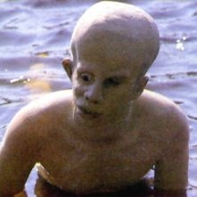 Ari Lehman in una pausa delle riprese di Venerdì 13