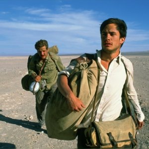 Gael Garcia Bernal e Rodrigo de la Serna in una scena de I diari della motocicletta