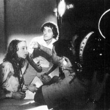 Dario Argento dirige Eleonora Giorgi sul set di Inferno