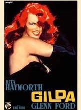 Rita Hayworth nel manifesto italiano di Gilda