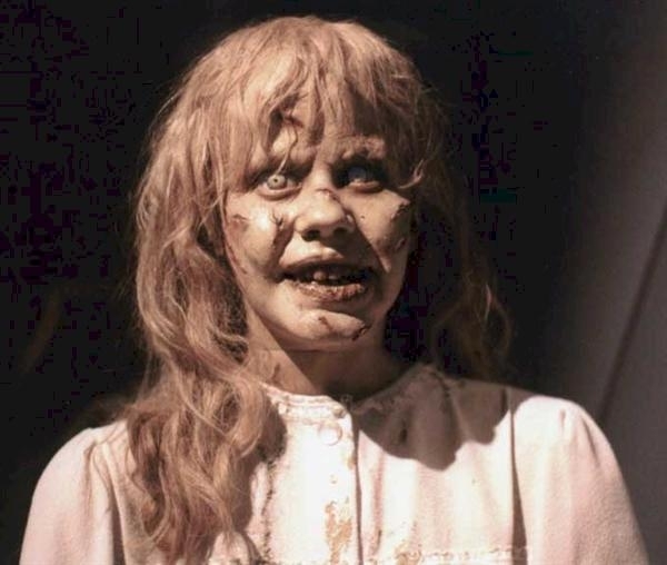 Linda Blair Sul Set De L Esorcista In Una Foto Per Il Make Up Test 4681