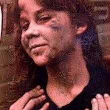 Linda Blair sul set de L'esorcista si lascia fotografare per un make up test