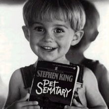 Miko Hughes sul set di Cimitero vivente