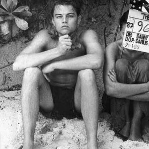 Leonardo DiCaprio sul set di The Beach