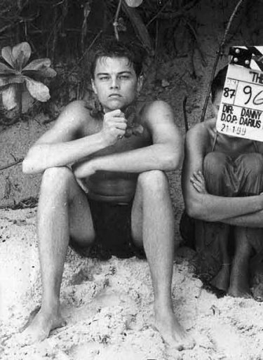 Leonardo DiCaprio sul set di The Beach