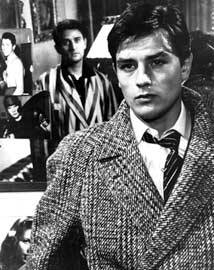 Alain Delon in una scena di Rocco e i suoi fratelli
