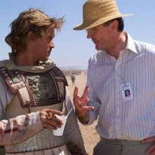 Colin Farrell e il consulente storico Robin Lane Fox sul set di Alexander