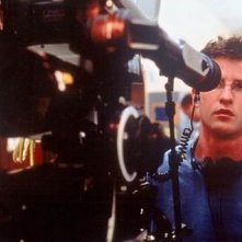 Il regista Richard Kelly sul set di Donnie Darko