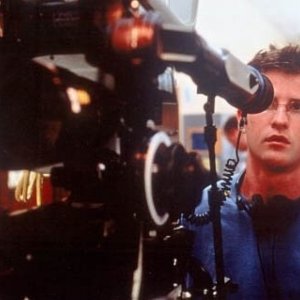 Il regista Richard Kelly sul set di Donnie Darko