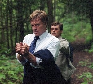 Robert Redford e Willem Dafoe in una scena del film In ostaggio