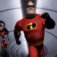 Una scena del film Gli incredibili