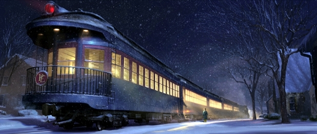 Una Scena Del Film Polar Express 5232