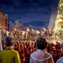 Una scena del film Polar Express diretto da Robert Zemeckis