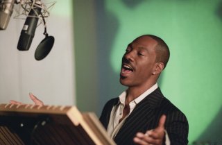 Eddie Murphy mentre doppia Ciuchino, l'asinello di Shrek 2