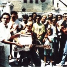 Massimo Troisi sul set di Pensavo fosse amore invece era un calesse