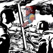 Gianmaria Corolla in un'immagine tratta dal film Il magico Natale di Rupert