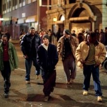 Eminem, Mekhi Phifer e Evan Jones in una scena di 8 Mile