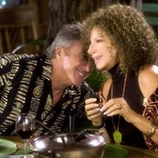 Barbra Streisand e Dustin Hoffmann in una scena di Mi presenti i tuoi?