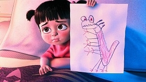 La piccola e adorabile protagonista di Monsters & Co