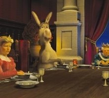 Una scena di Shrek 2
