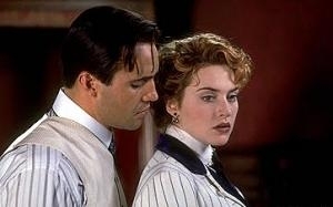 Billy Zane e Kate Winslet in una scena di Titanic