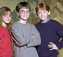 Daniel Radcliffe Emma Watson E Rupert Grint In Posa 5689
