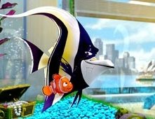 Una scena di Alla ricerca di Nemo